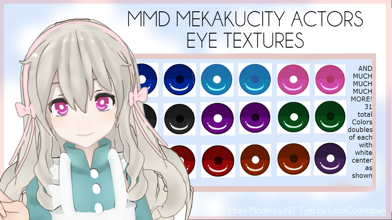 [MMD] Mekakucity Actors Eye Texture