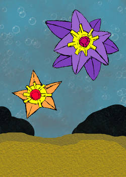 Staryu and Starmie