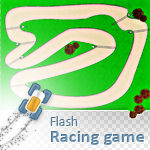 Flash racing game