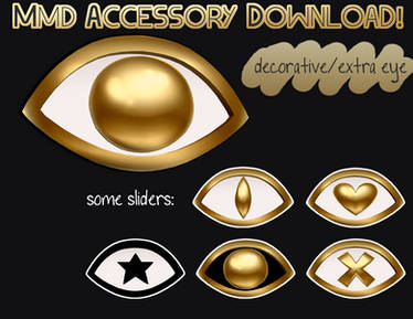 [ mmd dl ] eye accessory !