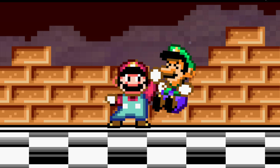 Mario vs Luigi (Power Star Style) by Luigi64iFanSM64 on DeviantArt