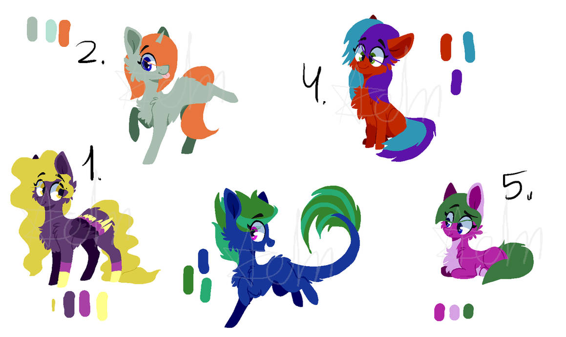 Adopt Batch 2 (OPEN) by Drawing-iz-lar on DeviantArt