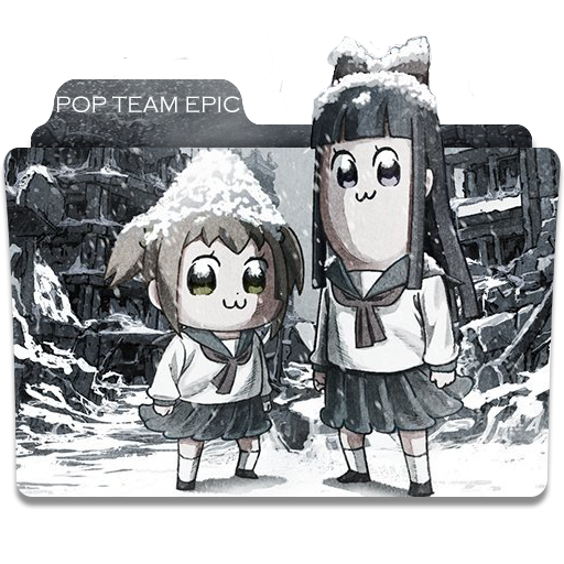 Pop Team Epic Folder Icon 3 by P0Br3 on DeviantArt
