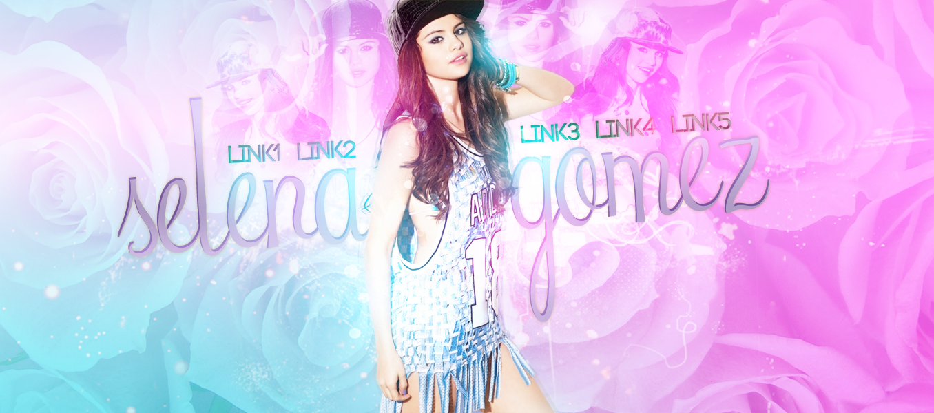 Selena Gomez Header .PSD