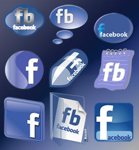 Facebook Icon Set by rohman24 on DeviantArt
