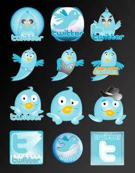 Twitter Icon Set