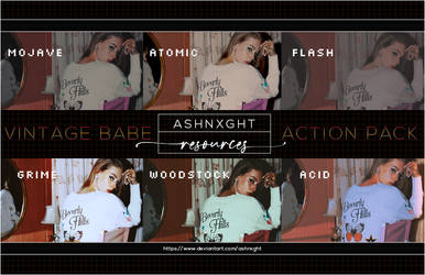 Vintage Babe Action Pack by ashnxght