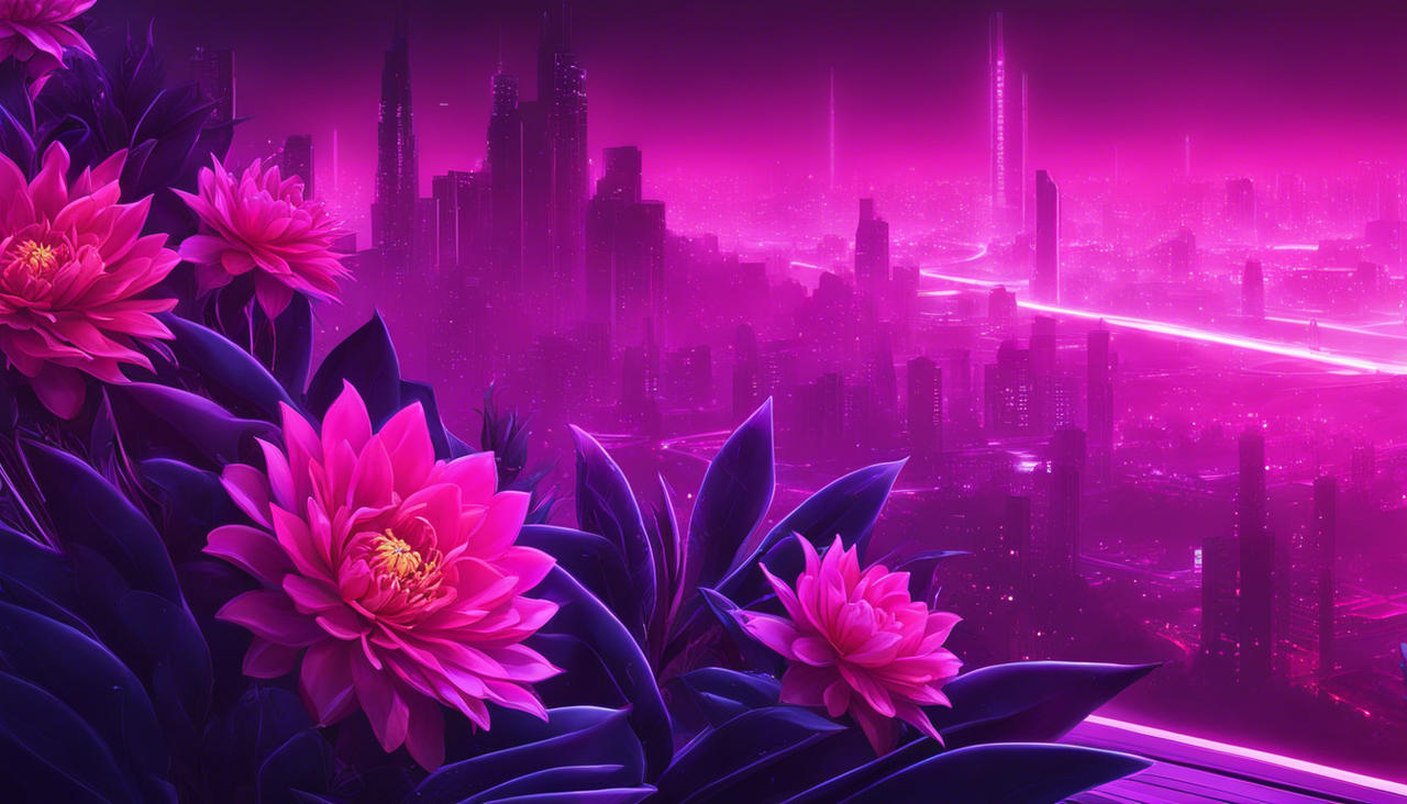 neon flowers by koopo456 on DeviantArt