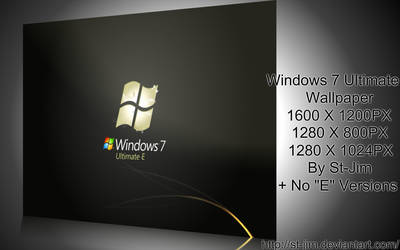 Windows 7 Ultimate E Wallpaper