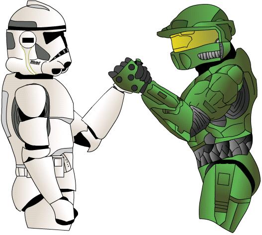 Star Wars VS. Halo by TheMinx on DeviantArt