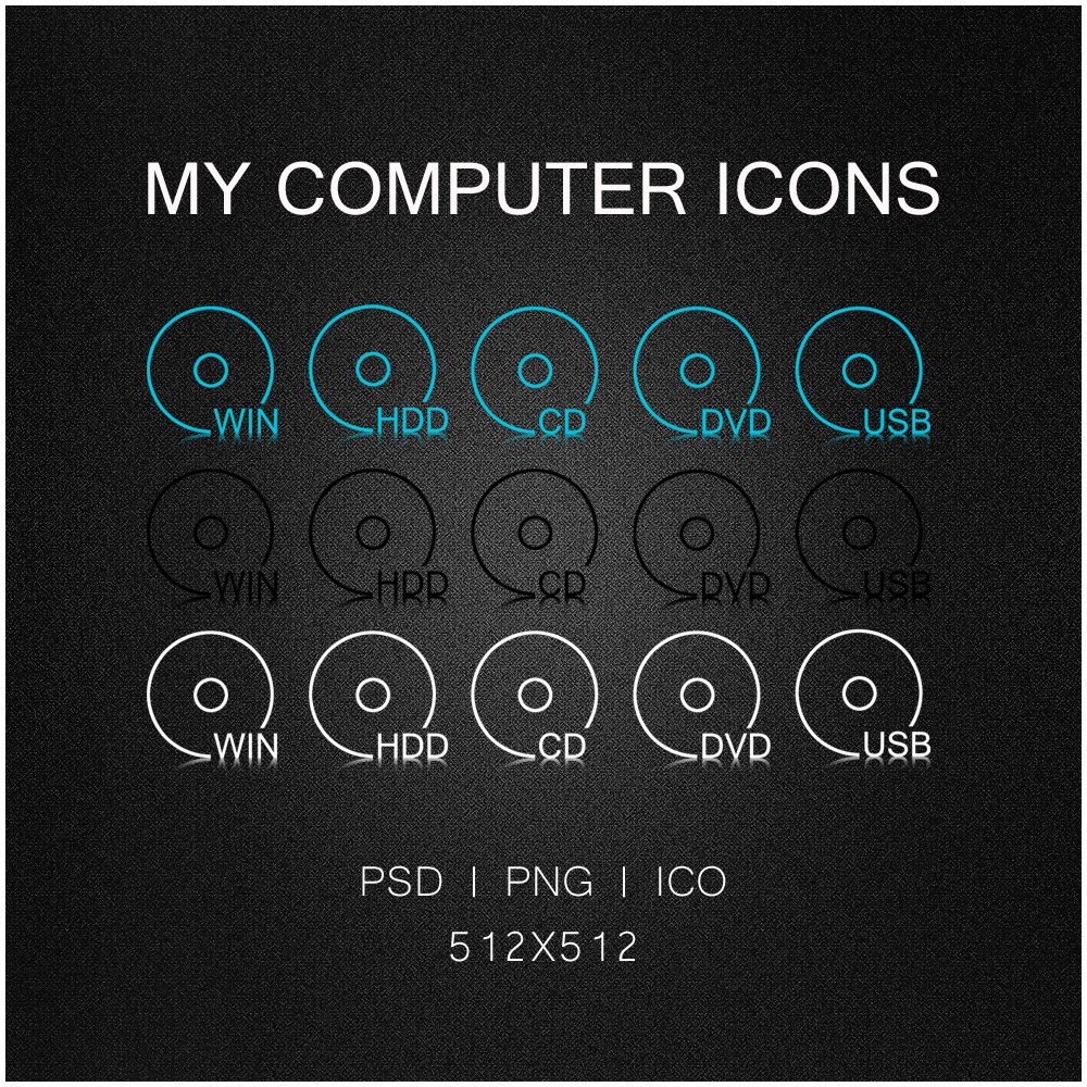 MY COMPUTER ICONS by ilyaufo on DeviantArt