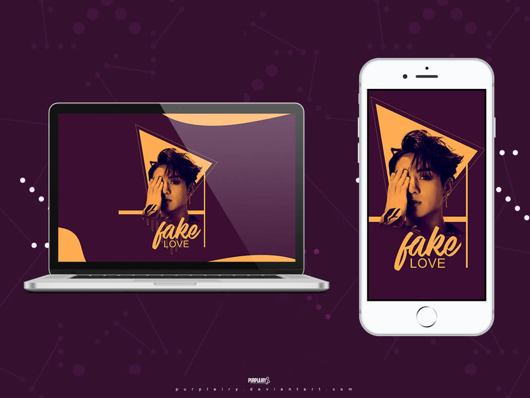 Jungkook Fake Love Wallpaper By Purplairy On Deviantart