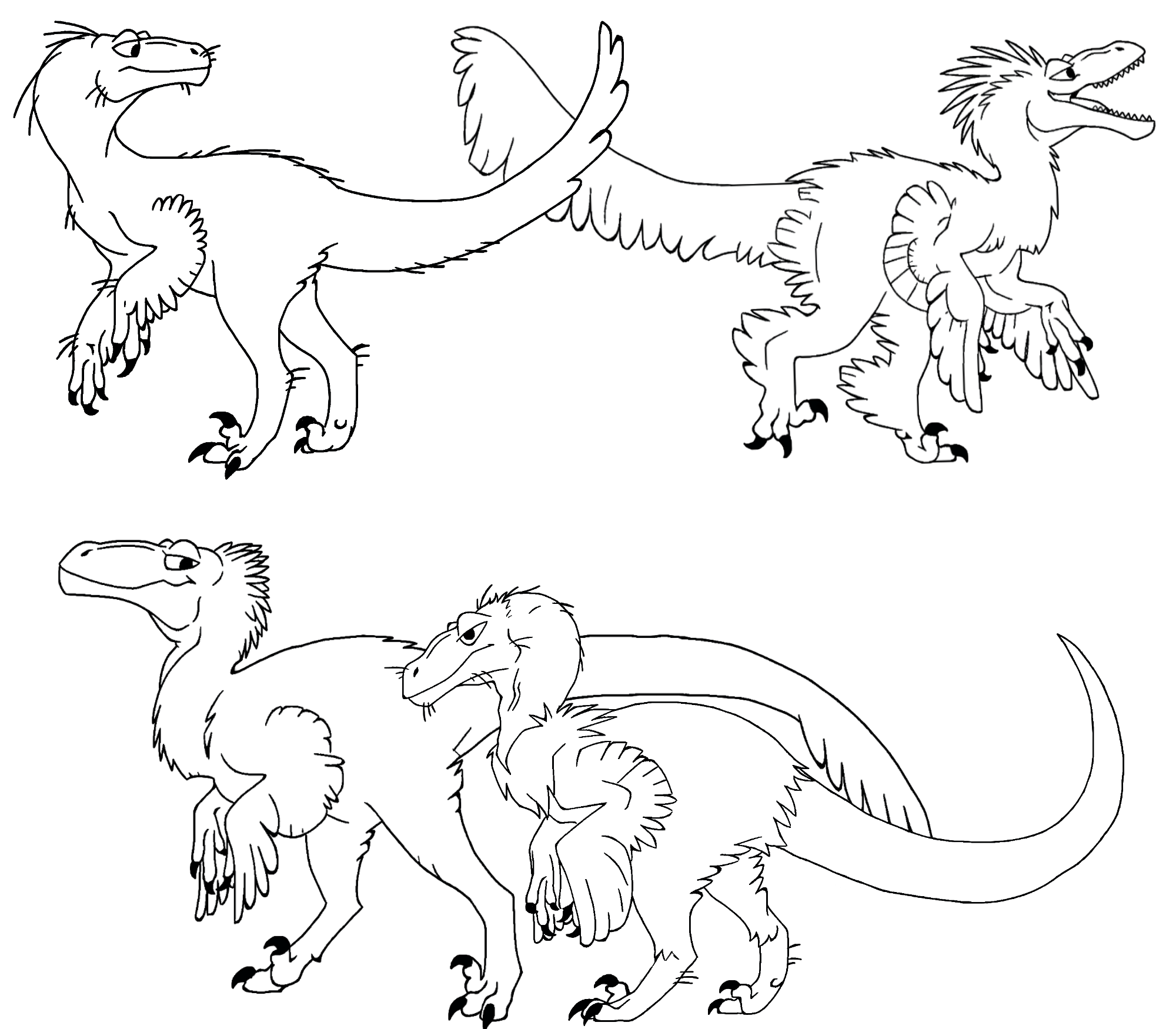 Utah Raptor Drawing Base Feathered Utahraptor sketchdump by Albaharmamar on DeviantArt