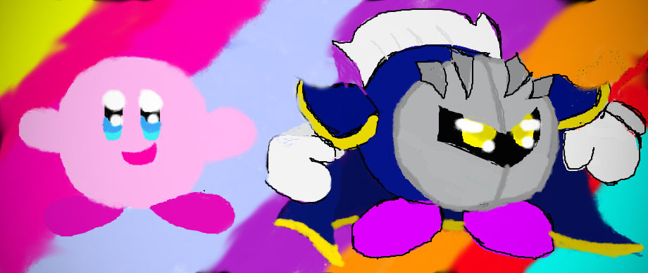 Kirby and meta knight by gnunoctis45 on DeviantArt