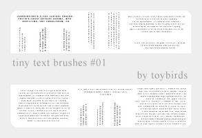 Tiny Text Brushes 01