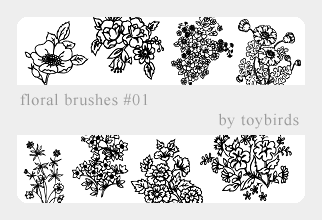 Floral Brushes 01