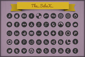 Social Icons 3 - TheSebaX