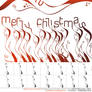 Merry Christmas PHshp Brushes