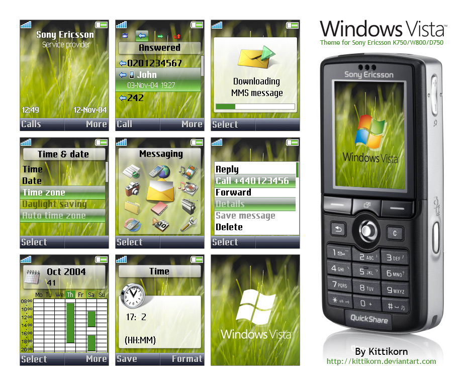 Windows Vista for K750-W800