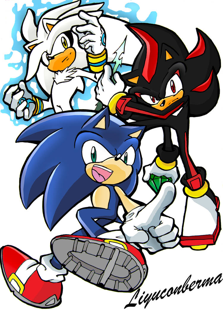 shadow the hedgehog (sonic and 1 more) drawn by chronocrump