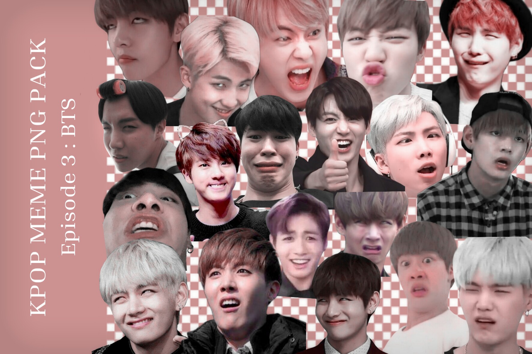 KPOP MEME PNG PACK EPISODE 3 : BTS