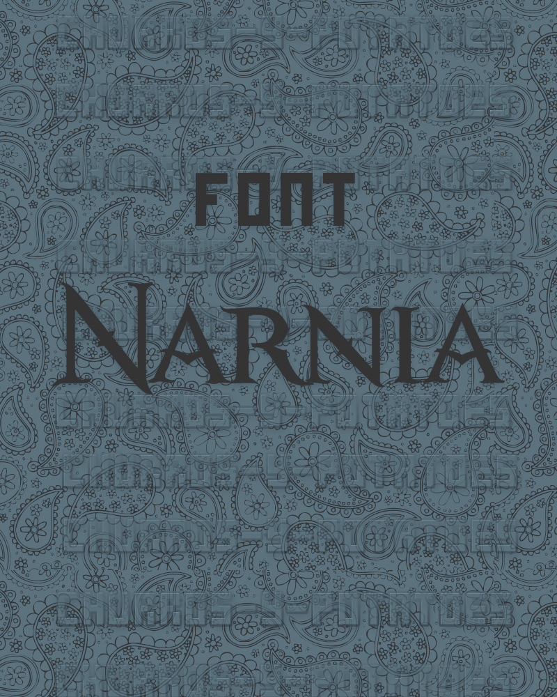 Font ''Narnia'' by churros-y-potatoes on DeviantArt
