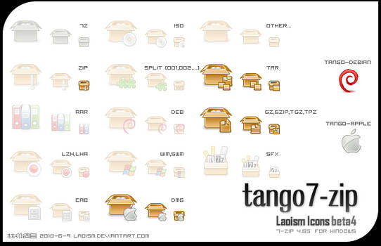 tango 7-zip icons b4 Preview