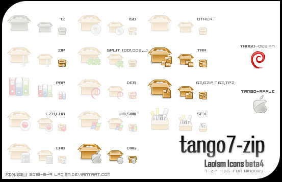 tango 7-zip icons b4 Preview by Laoism on DeviantArt