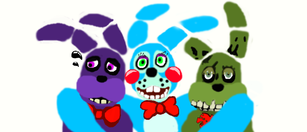 three bonnie rabbits by phantomdragons on DeviantArt