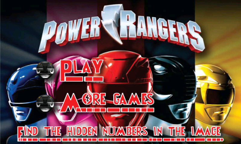 Power Rangers Hidden Numbers by cosminalin on DeviantArt