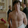 Sherlock and his very  bad and unimpressed dance