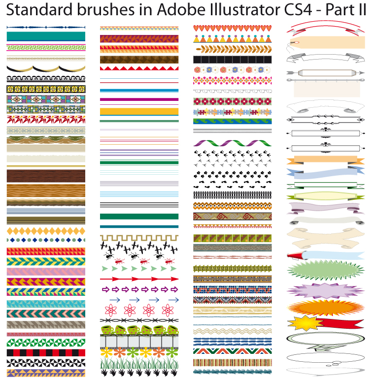 Standard brushes CS4 - Part II