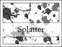 Splatter Brush PSP 8