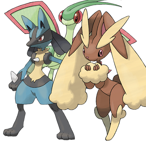 Beach Festival -Lucario/Lopunny/Flygon TFs Comm by Roundabbout on DeviantAr...