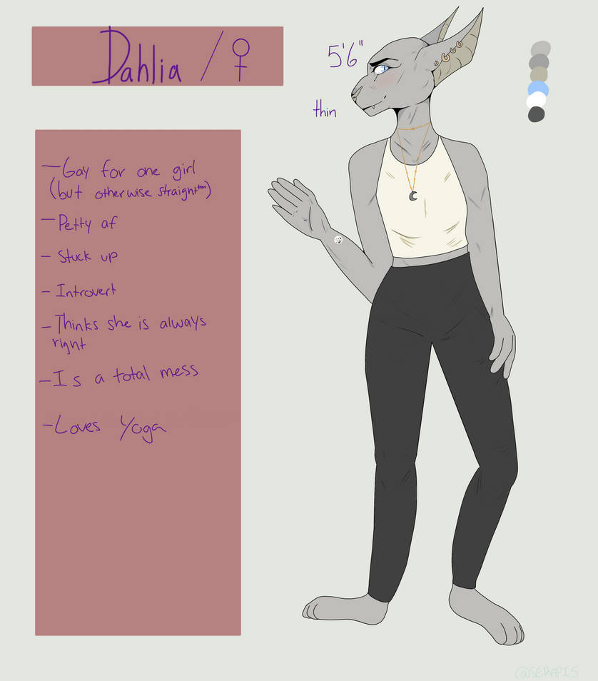 Dahlia ref by lesbee on DeviantArt