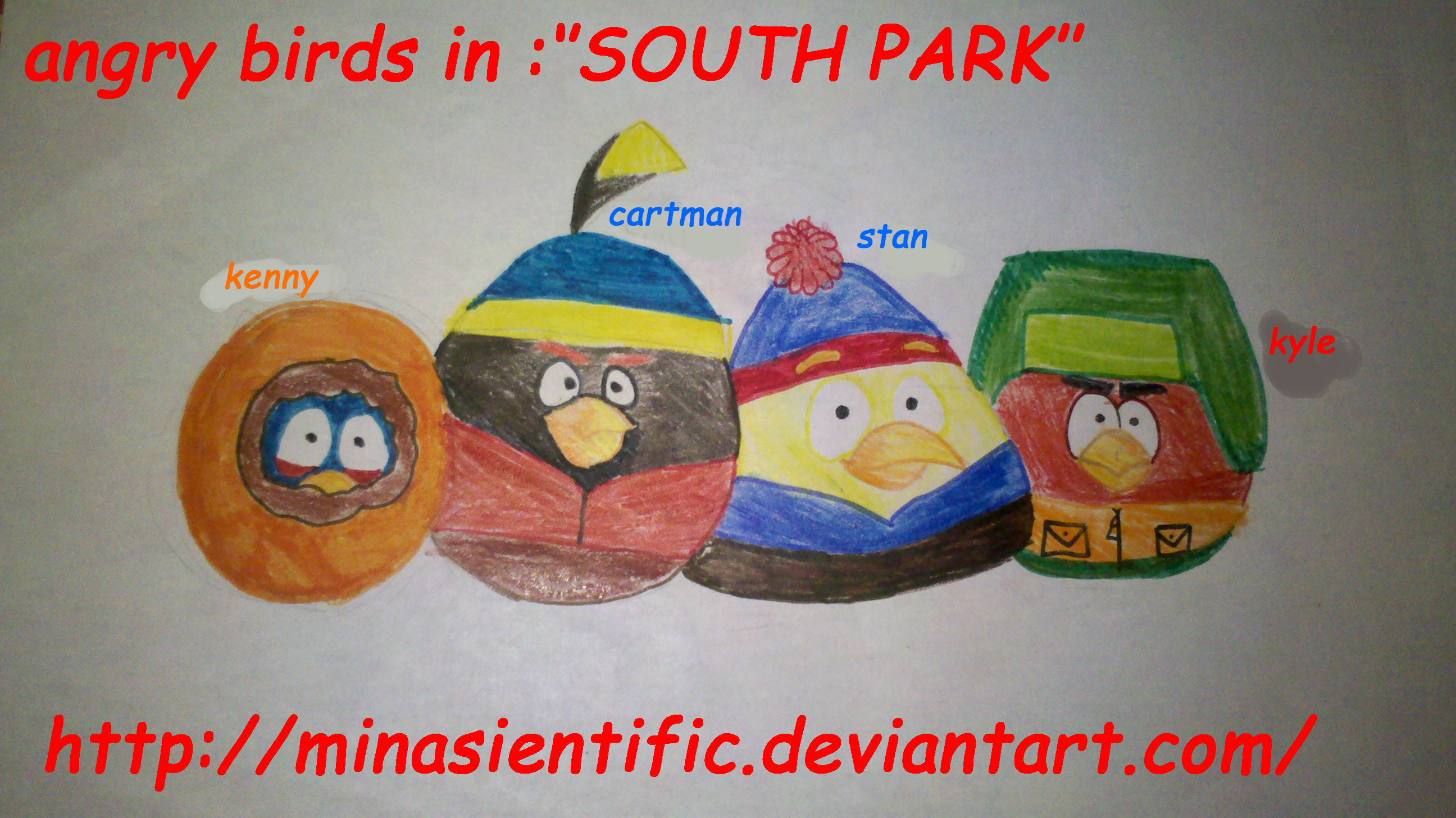 Angry Birds South Park By Minasientific On Deviantart