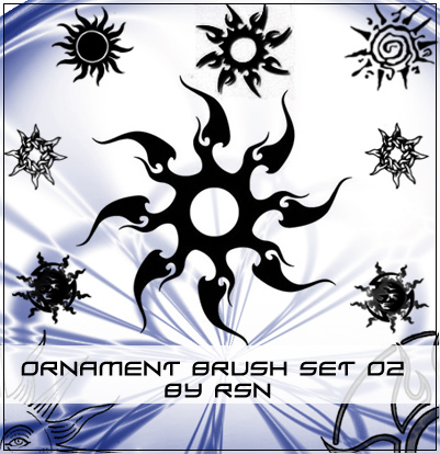 Ornament Brush Set 02