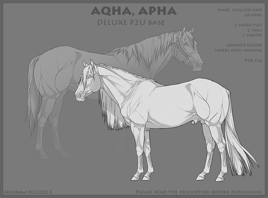 P2U DELUXE BASE AQHA/APHA Reiner Type by HorRawX on DeviantArt