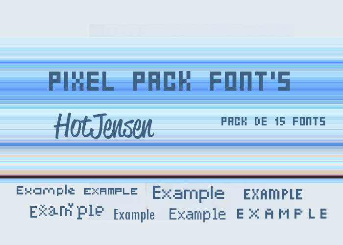 Pixel Pack-. Fonts