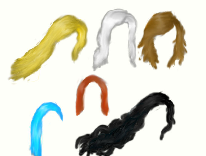 Hair study 1 by Zephy10 on DeviantArt