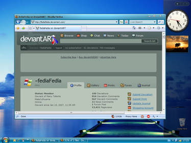 Firefox live aero skin by fediaFedia, visual art