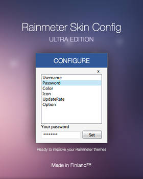 Rainmeter Skin Config: Ultra Edition
