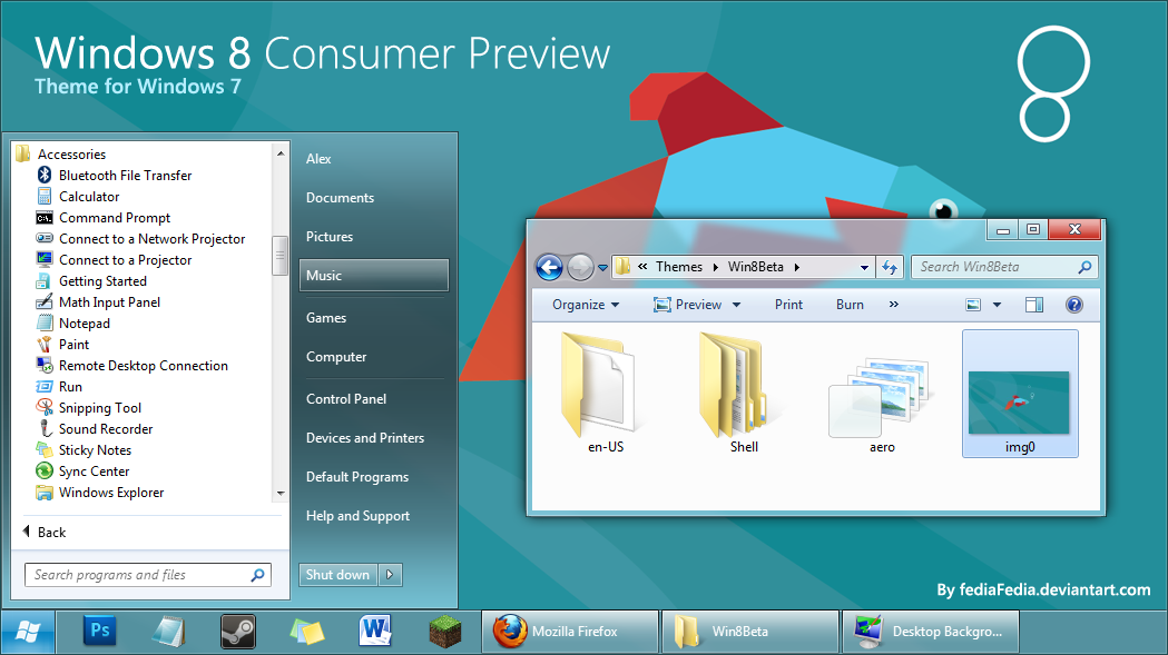 windows 8 themes deviantart