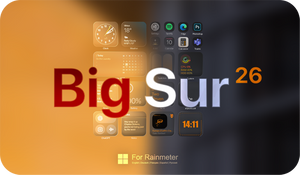 Big Sur 26 for Rainmeter