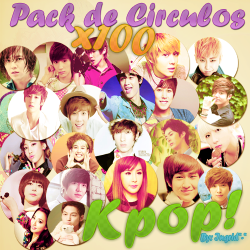 Pack de 100 circulos png KPOP