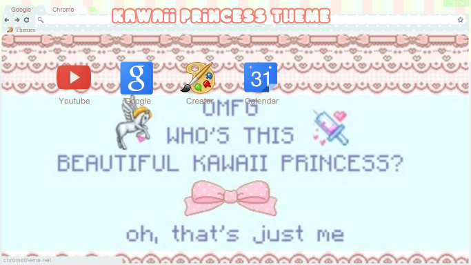 Kawaii Princess - Chrome Theme