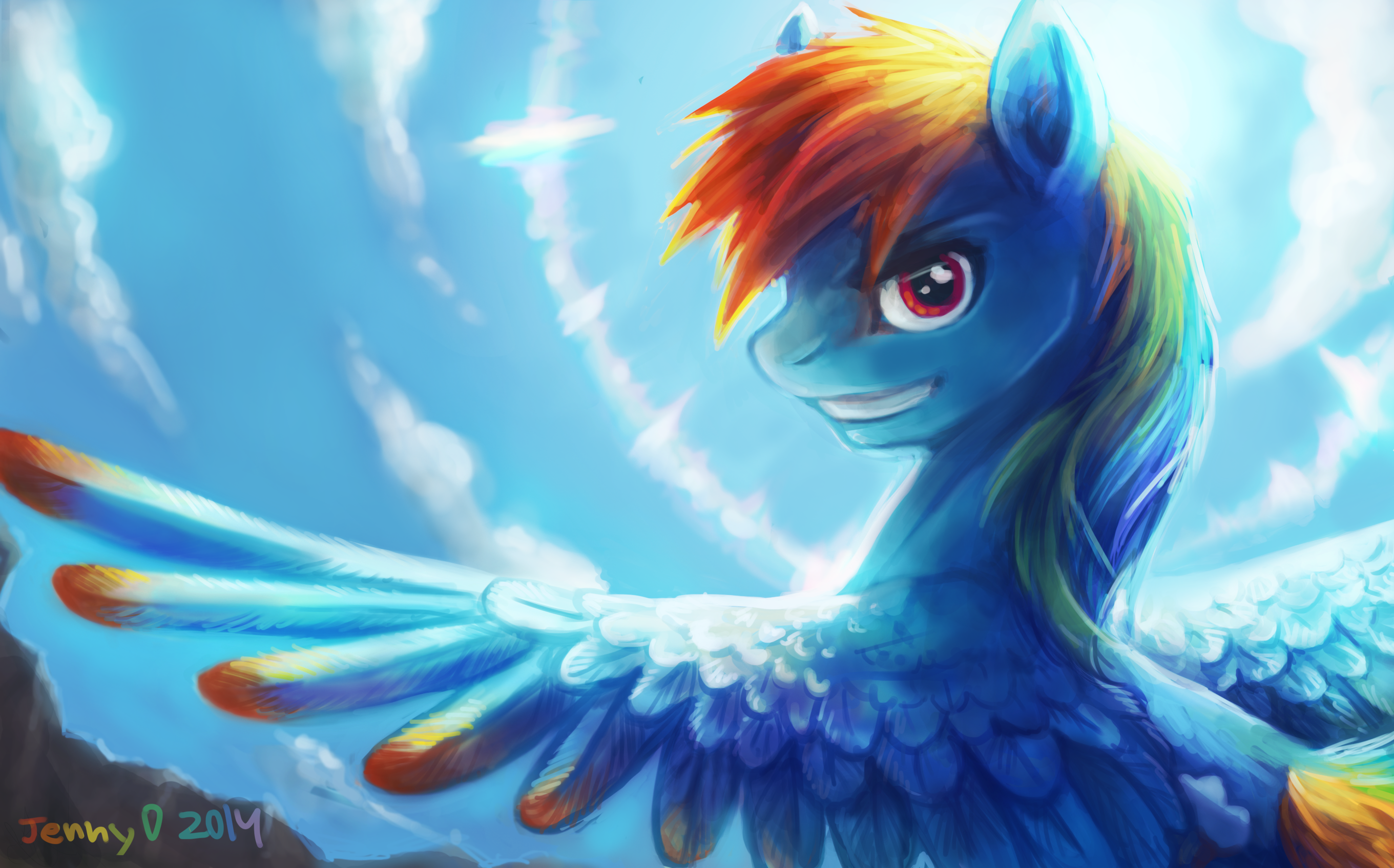 portrait: Rainbow Dash