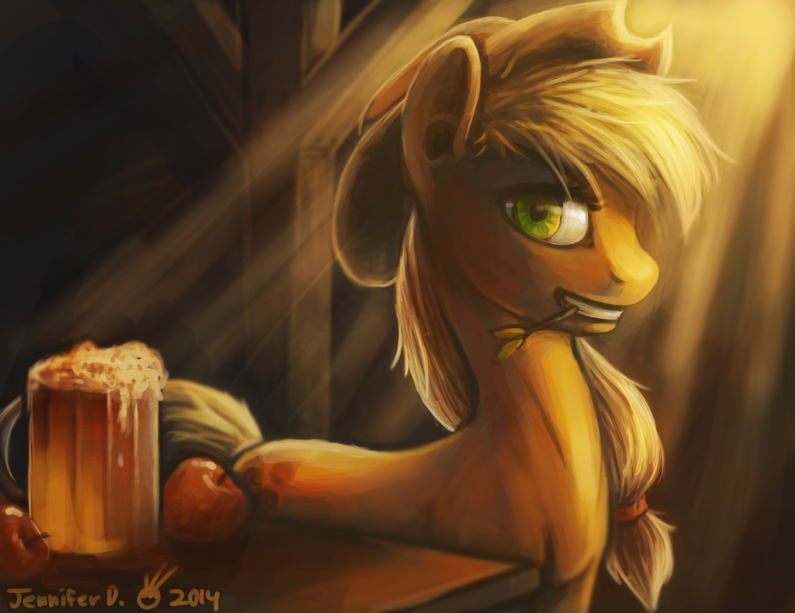 Pony portrait: Applejack