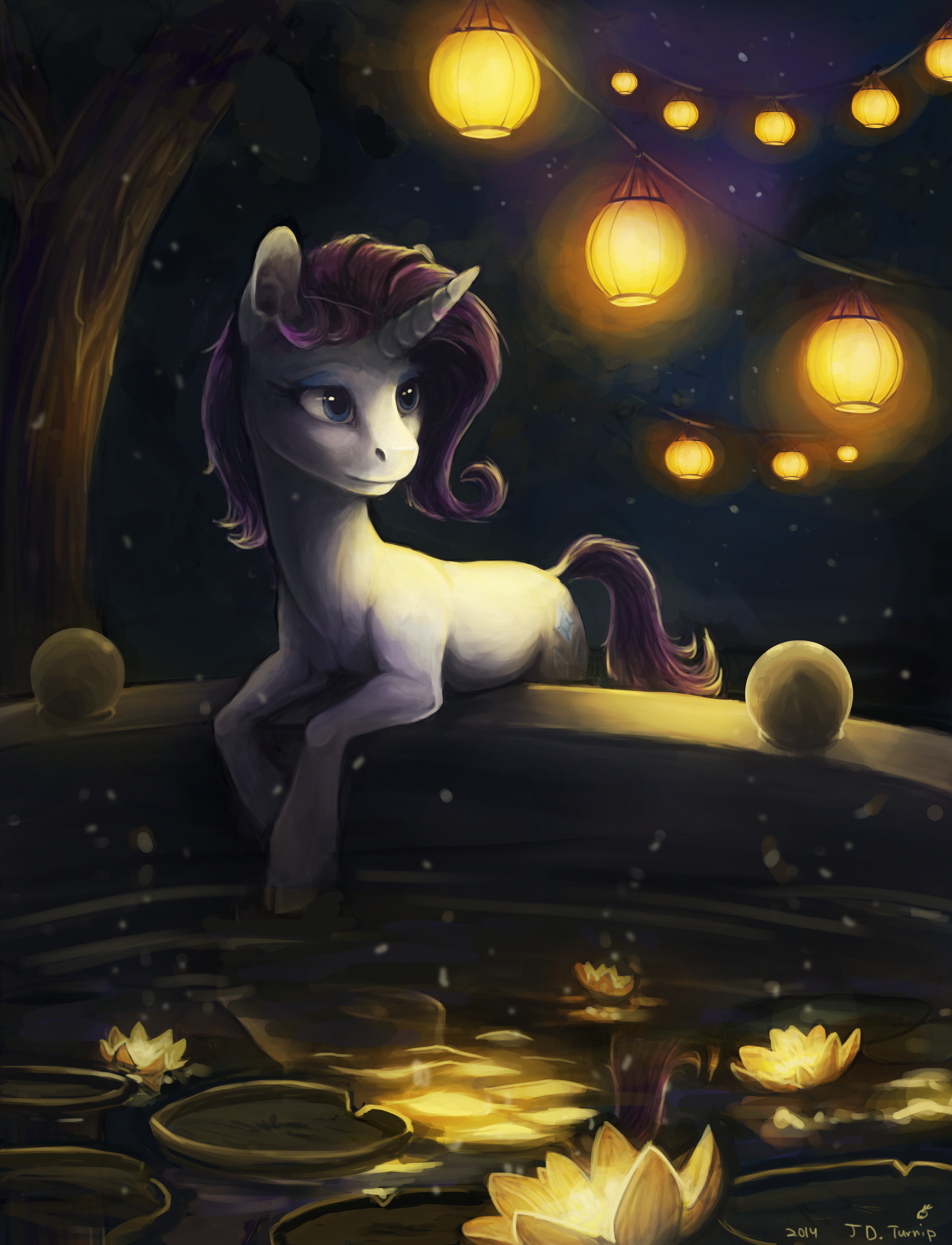 Pony portrait: Rarity