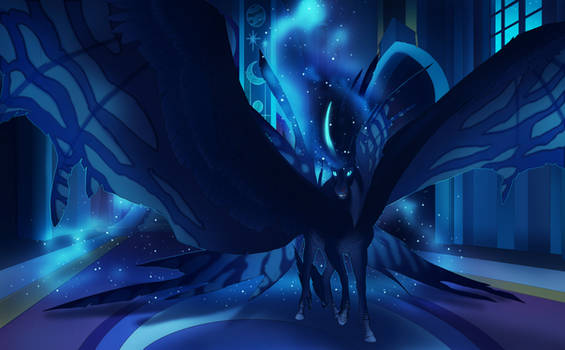Commission for grypher. Nightmare Moon.